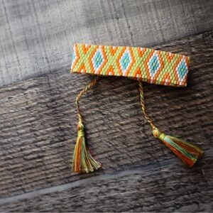 Colorful Miyuki seed bead Bracelet with Tassels